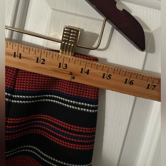 WORTH 2 Career Workwear Patriotic Nautical Navy Flame Red Marlin Pencil Skirt - Picture 10 of 14